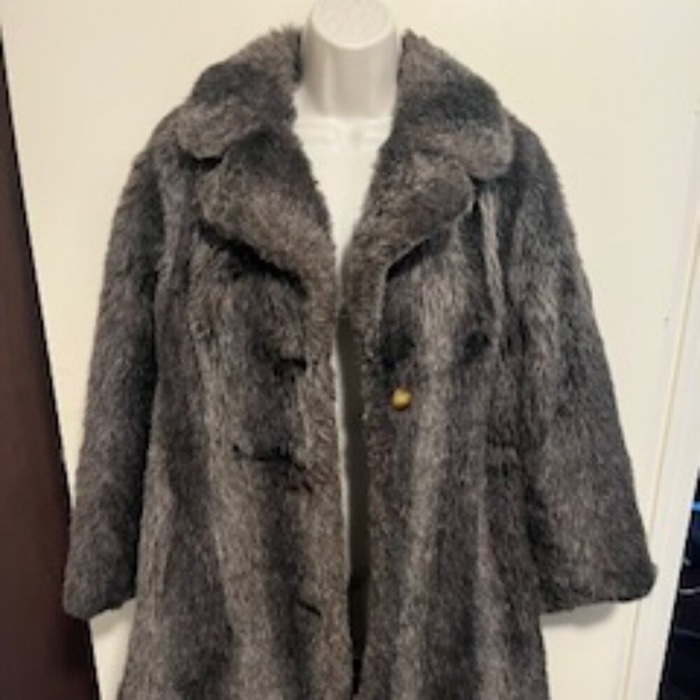Faux Fur Blend Vintage Cheyenne by Hillmoor Ladies Winter Coat